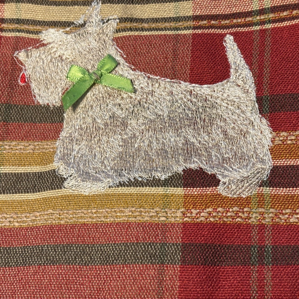 Dixie Bags Purse with Wallet Crossbody Bag Plaid With Scotty Dog - Picture 3 of 15